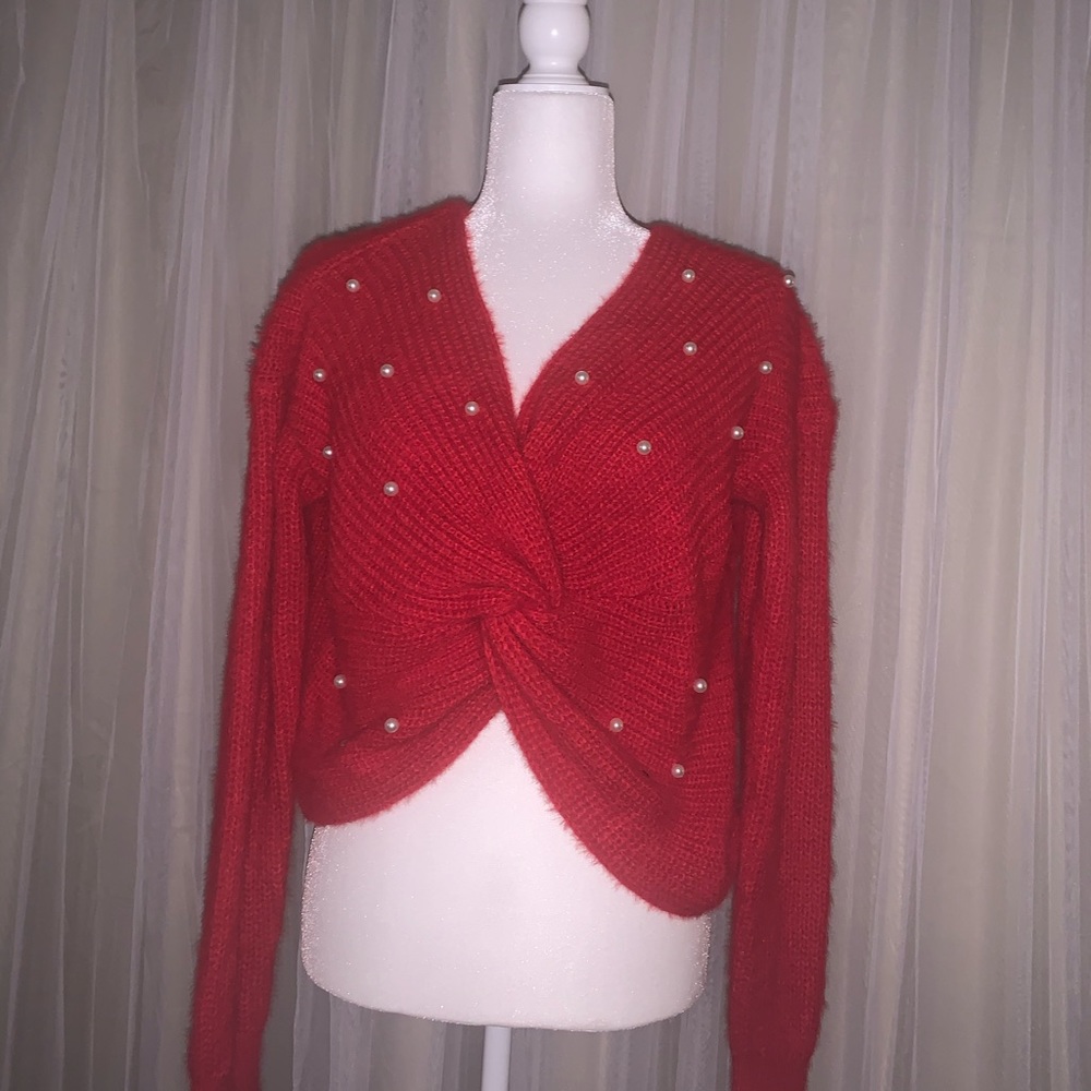 Sweater crop top